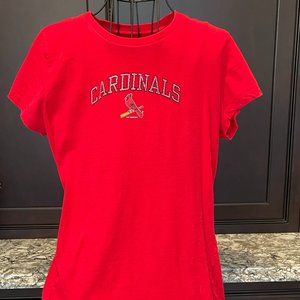 STL St. Louis Cardinals MLB Rhinestone T-Shirt